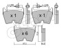 VW гальмівний колодки передні Phaeton 02-, AUDI, LAMBORGHINI CIFAM 822-1043-0 (фото 1)