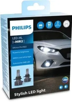 ZAROWKA 12V LED HIR2 11012 ULTINON PRO3022 HL 2SZT KPL PHILIPS 01808394