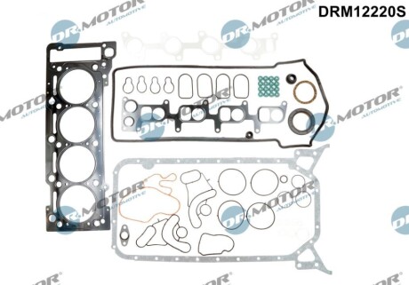 Комплект прокладок з різних матеріалів DR MOTOR DRM12220S