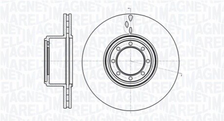 Brake Disc MAGNETI MARELLI 361302040488 (фото 1)