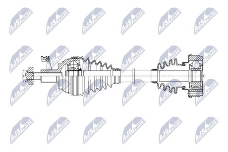 DRIVESHAFT NTY NPW-AU-107