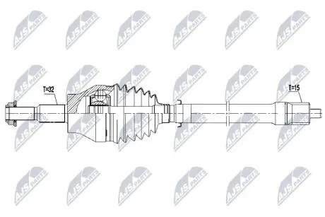 DRIVESHAFT NTY NPW-CH-155