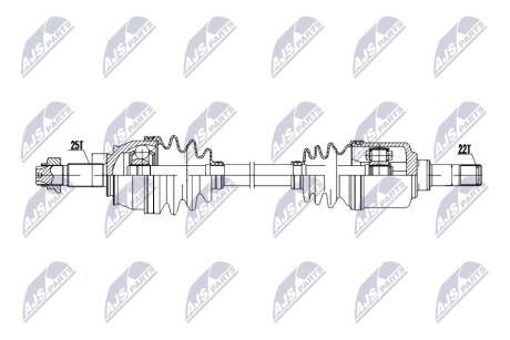 DRIVESHAFT NTY NPW-FT-083