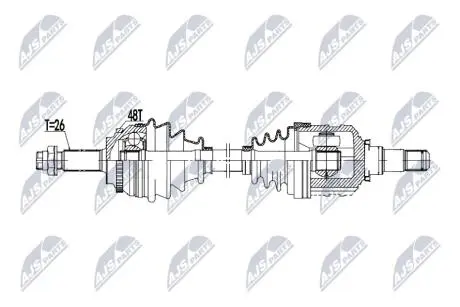 DRIVESHAFT NTY NPW-TY-191