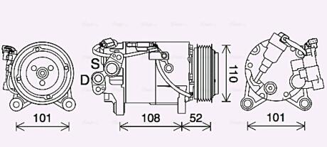 Компресор AVA COOLING BWAK567