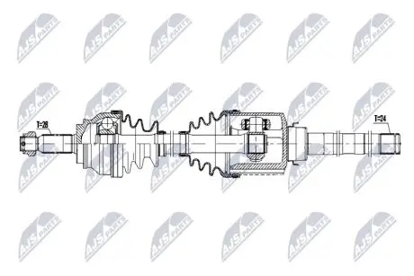 DRIVESHAFT NTY NPW-MS-086