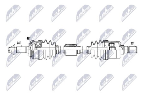 DRIVESHAFT NTY NPW-KA-402