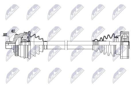 DRIVESHAFT NTY NPW-AU-100 (фото 1)