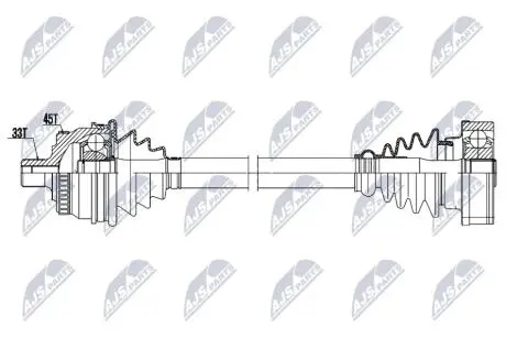 DRIVESHAFT NTY NPW-AU-100