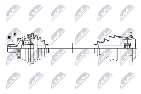 DRIVESHAFT NTY NPW-AU-092