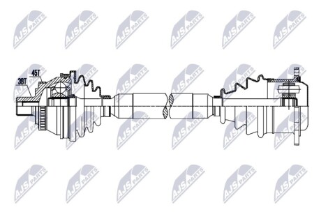 DRIVESHAFT NTY NPW-AU-094