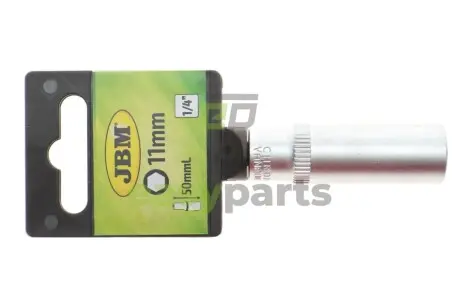 Головка торцева 1/4" 11 мм Long 50 мм JBM 10096