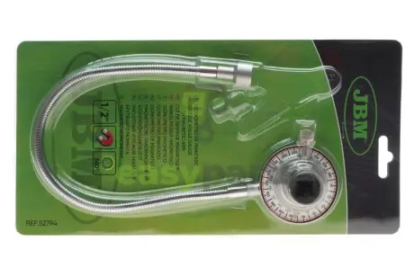 Кутомір аналоговий 1/2" з магнітом для вимірювання кута повороту 360° JBM 52794