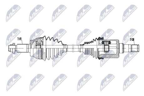 DRIVESHAFT NTY NPW-LR-029