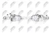 DRIVESHAFT NTY NPW-KA-404 (фото 1)