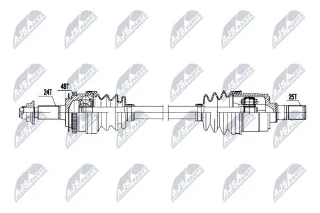 DRIVESHAFT NTY NPW-KA-404