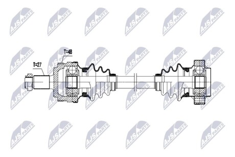 DRIVESHAFT NTY NPW-BM-200