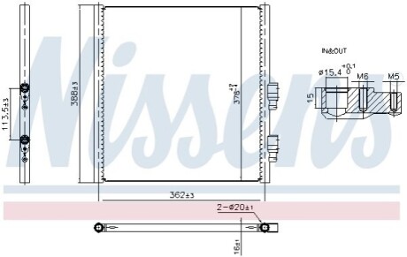 CH┼üODNICA KLIMY PORSCHE TAYCAN 19- NISSENS 941308