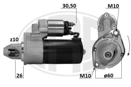 Фото автозапчасть ERA 220947A Автозапчасть ERA 220947A