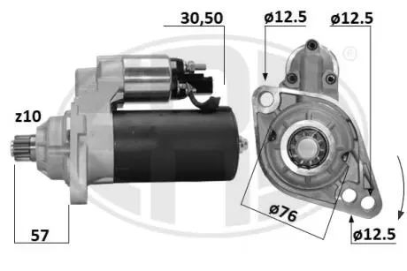 Автозапчасть ERA 221065A