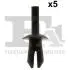 Кліпса кріплення (к-кт 5 шт) Audi/BMW/MB/VW Fischer Automotive One (FA1) 11200025 (фото 1)