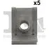 SPINKA KLIPS MOCUJACY TYP I 5-SZT Fischer Automotive One (FA1) 99300375 (фото 1)