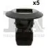 Кліпса (пістон) кріплення обшивки капоту (к-кт 5 шт) VW Passat 06-15 Fischer Automotive One (FA1) 11600185 (фото 1)