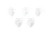 Кліпса кріплення обшивки (к-кт 5шт) Citroen/Renault/Peugeot/Alfa Romeo Fischer Automotive One (FA1) 21400215 (фото 1)