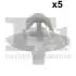 SPINKA KLIPS MOCUJACY 5-SZT Fischer Automotive One (FA1) 33400055 (фото 1)