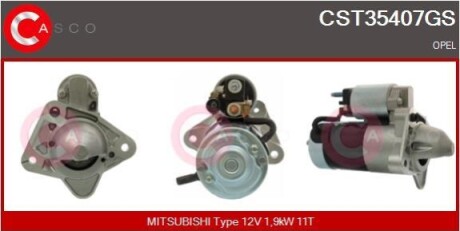 ROZRUSZNIK 12V 1.8KW MITSUBISHI OE CASCO CST35407GS