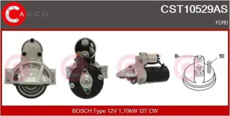 ROZRUSZNIK 12V 1.7KW CASCO CST10529AS
