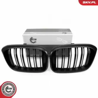 Grill BMW komplet L+P, podwójna listwa, czarny mat, BMW X3 G01 SKV GERMANY 66SKV262