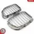 Grill BMW komplet L+P, pojedyncza listwa, chrom, BMW X5 E53 SKV GERMANY 66SKV272 (фото 6)