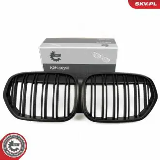 Grill BMW komplet L+P, czarny mat, BMW X1 F48 F49 Facelift SKV GERMANY 66SKV244