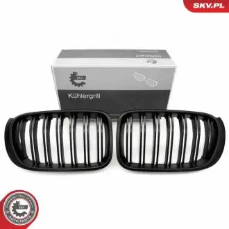 Grill BMW komplet L+P, czarny mat, BMW X3 F25 Facelift SKV GERMANY 66SKV257
