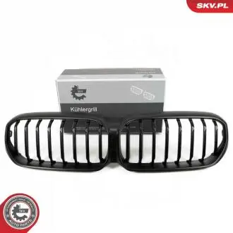 Grill BMW komplet L+P, czarny mat, BMW 5 G30 Facelift SKV GERMANY 66SKV202