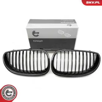 Grill BMW pojedyncza listwa, kolor carbon, BMW 5 E60 SKV GERMANY 66SKV170