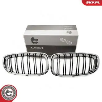 Grill BMW podwójna listwa, czarny chrom, BMW 3 F34 SKV GERMANY 66SKV134