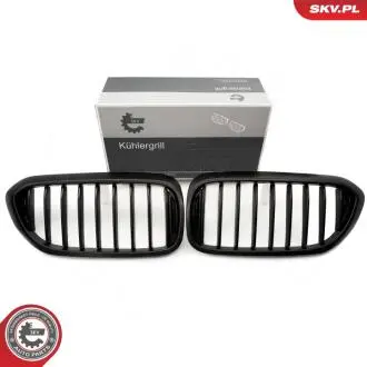 Grill BMW pojedyncza listwa, czarny mat, BMW 5 G30 SKV GERMANY 66SKV199
