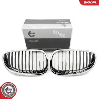 Grill BMW pojedyncza listwa, chrom, BMW 5 E60 SKV GERMANY 66SKV168