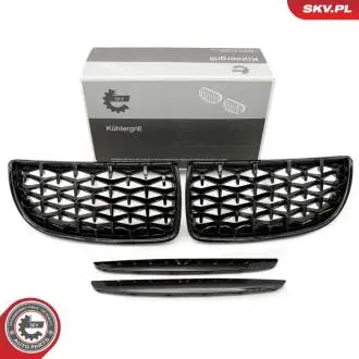 Grill BMW diament, czarny połysk, BMW 3 E90 SKV GERMANY 66SKV093