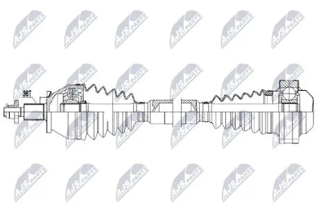 DRIVESHAFT NTY NPW-VW-205
