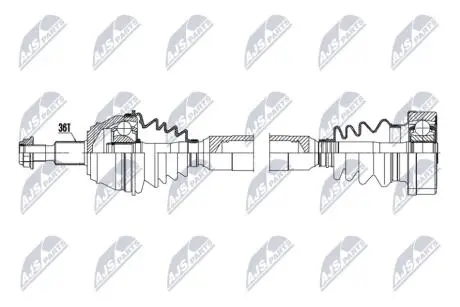 DRIVESHAFT NTY NPW-VW-199