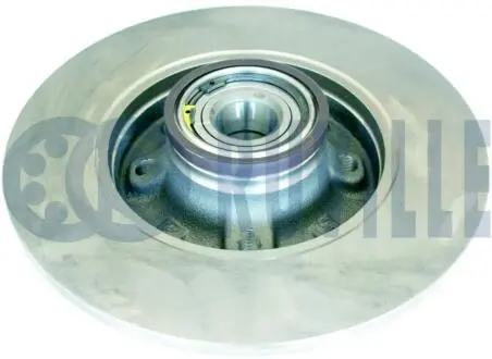 CITROEN Диск тормозной задн (c подш, с кольцом ABS) C3,C4 Peugeot 207,307 (249*9) RUVILLE 221282