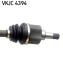 PрЭOЧ VW POLO 14- 1,0TSI LE. 627MM IBIZA SKF VKJC4394 (фото 4)