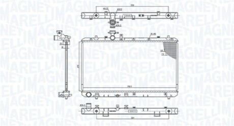 Радіатор охолоджування MAGNETI MARELLI BM1995