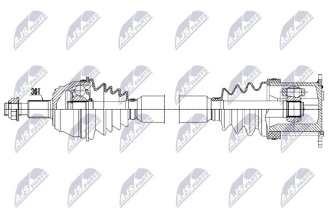 DRIVESHAFT NTY NPW-VW-203 (фото 1)