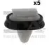 Кліпса кріплення обшивки (к-кт 5 шт) Citroen Jumper/Peugeot Boxer/Fiat Ducato 01-06 Fischer Automotive One (FA1) 21400125 (фото 1)
