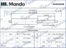 Амортизатор багажника MANDO MOP045495 (фото 1)