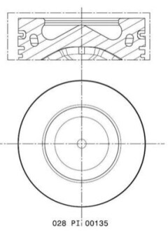 T┼üOK KPL. AUDI A6 C7 3.0 11- MAHLE / KNECHT 028PI00135000